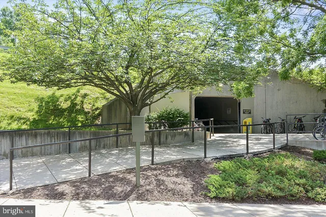 a view of a balcony with an outdoor space
