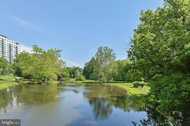 a view of a building with a street