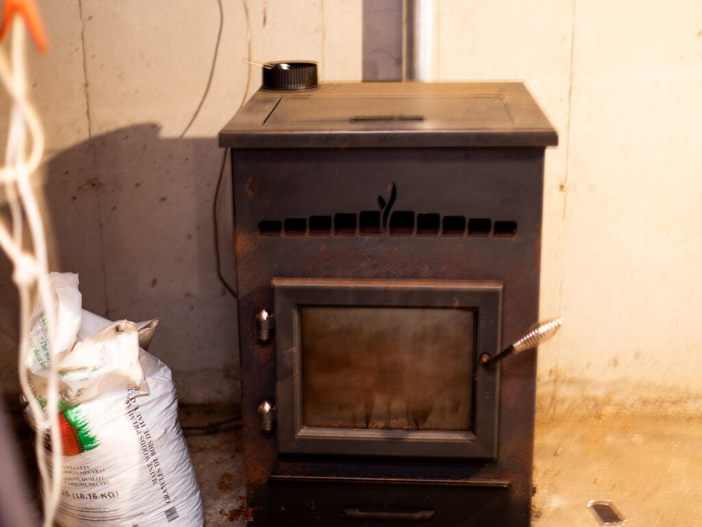 61 Foxboro Road Lovell, ME 04051 - Photo 26 of 29 basement stove- 61 Foxboro