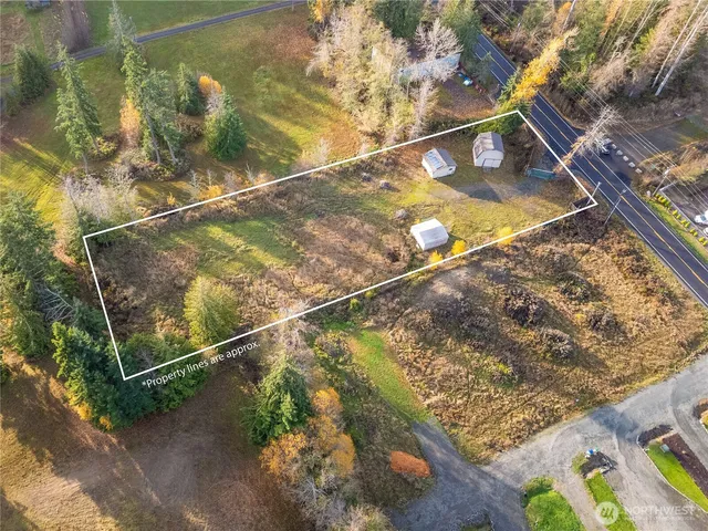 a view of swimming pool with a yard from inside the back