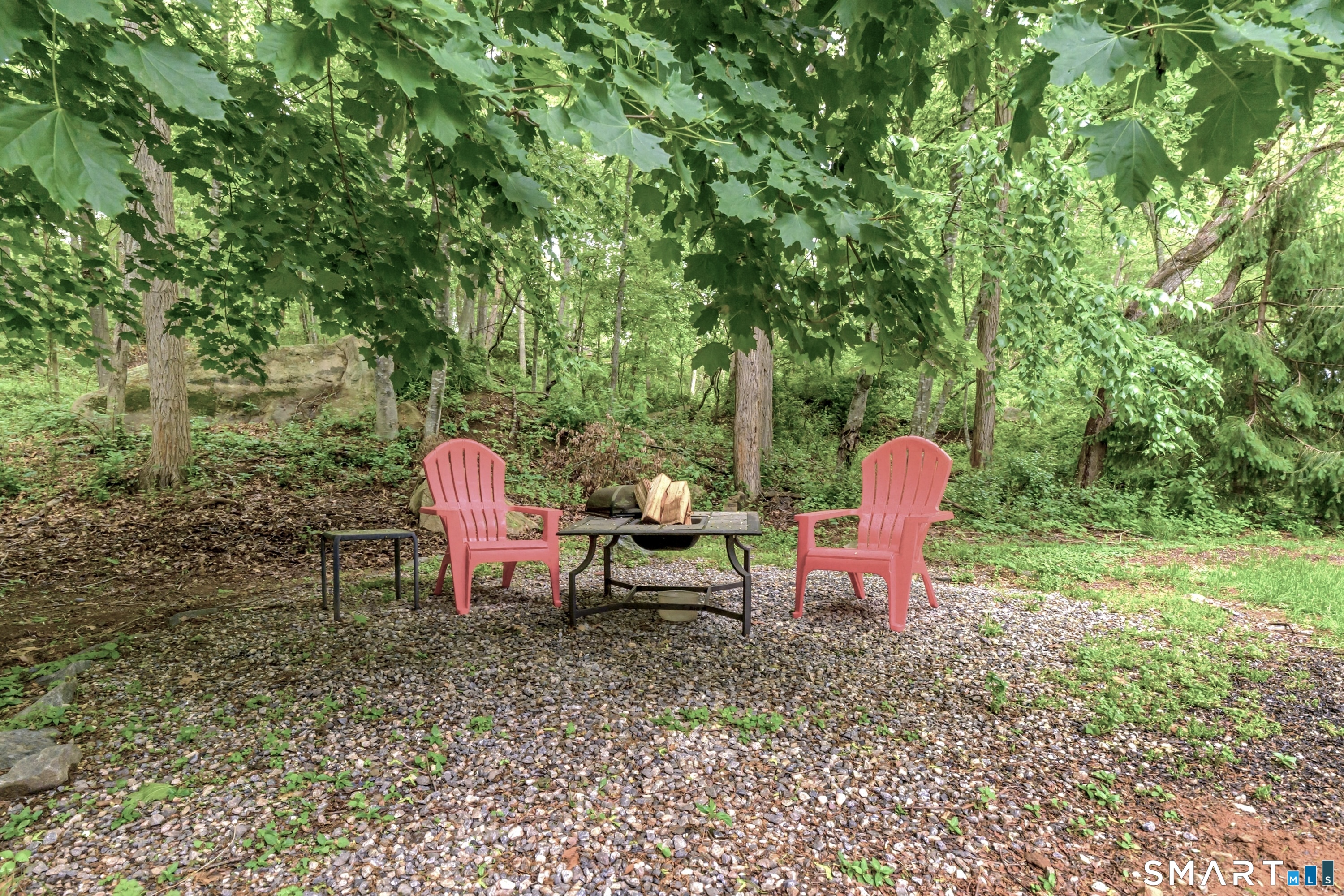 73 Long Hill Road Deep River, CT 06417 - Photo 36 of 40 Lasting Memories Will Be Made With Friends & Family Around The Charming Fire Pit