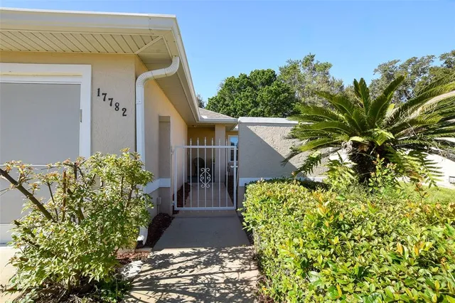 a view of a entryway door front of house