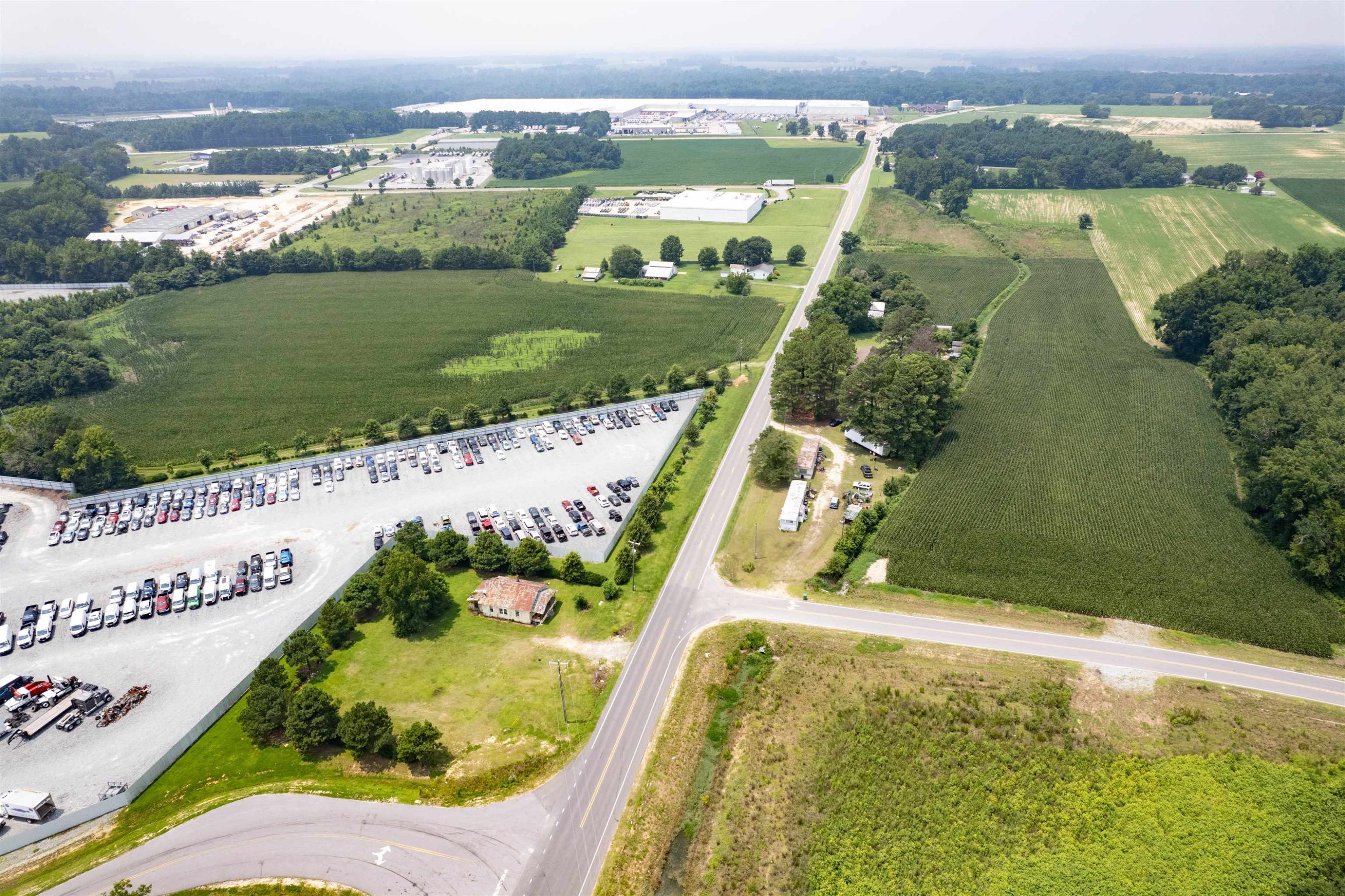 528 Long Branch Road Dunn, NC 28334 - Photo 25 of 27 an aerial view of a house