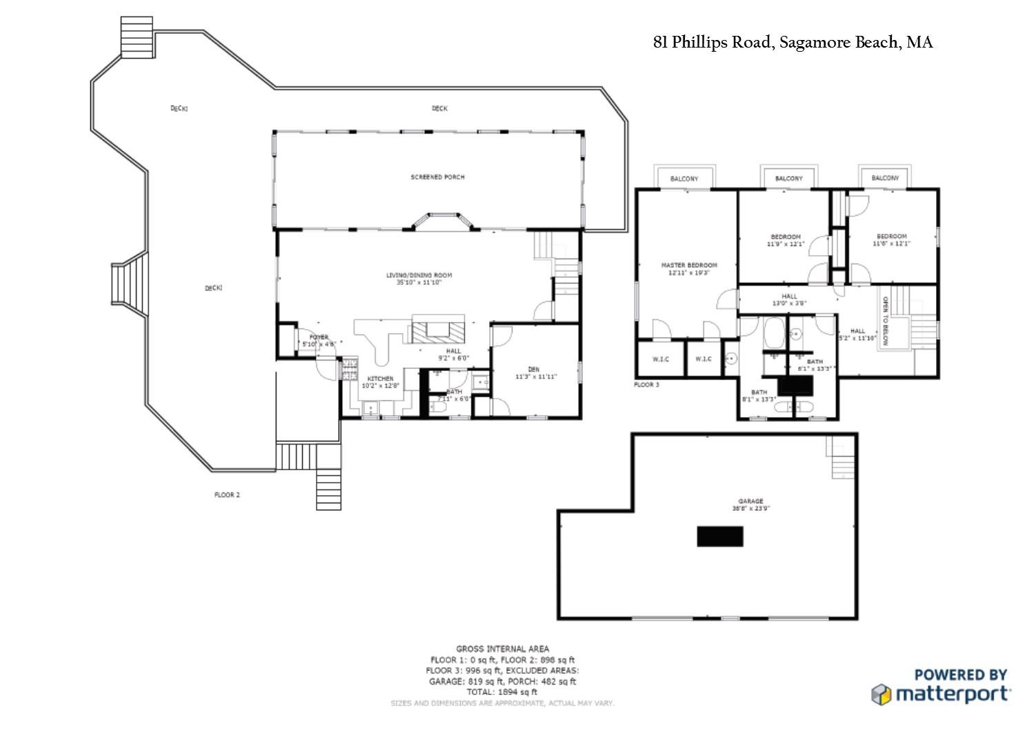 81 Phillips Road Sagamore Beach, MA 02562 - Photo 35 of 35 Full Floor Plan