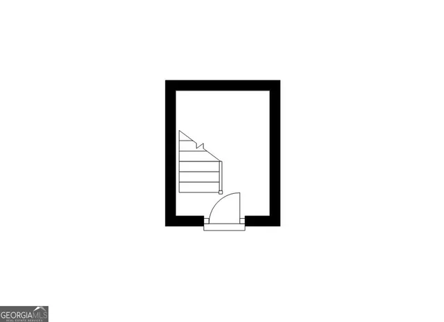 a picture of a bench in a room