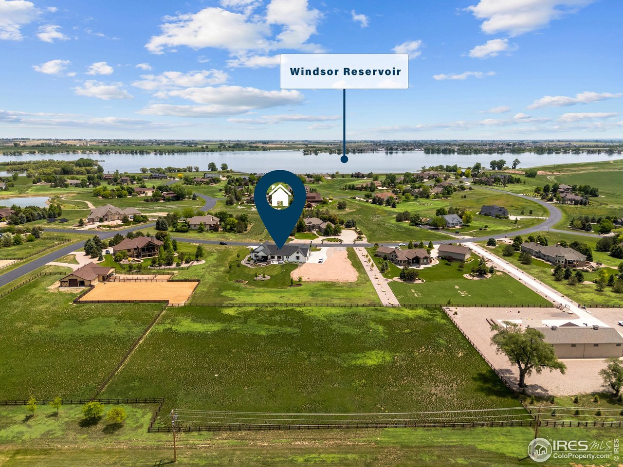 37179 Soaring Eagle Circle Severance, CO 80550 - Photo 5 of 40 a view of a water with an outdoor space