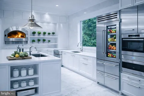 a kitchen with stainless steel appliances granite countertop a sink and a stove