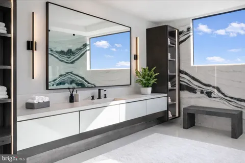 a close view of walk in closet