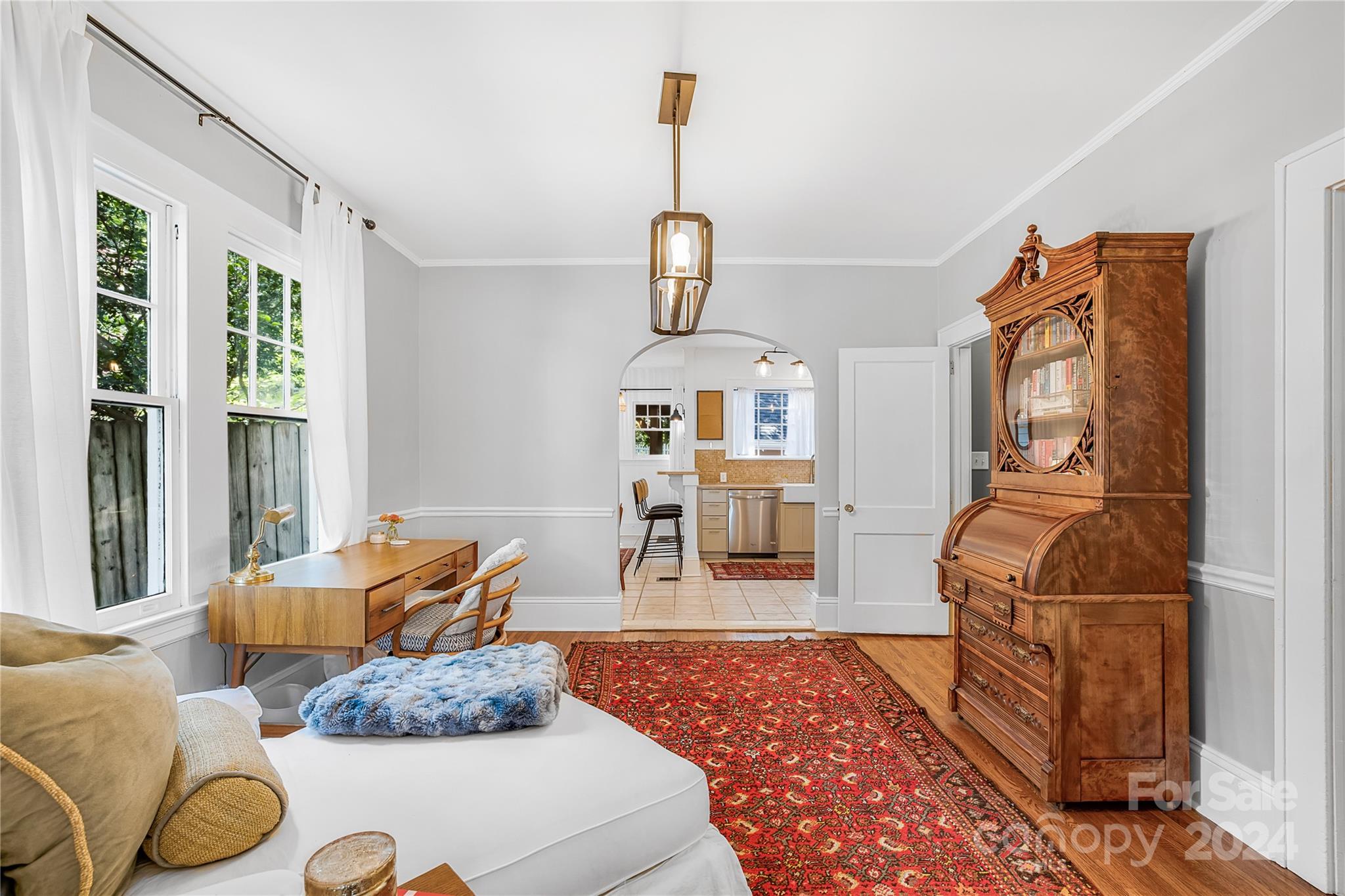 2135 Scott Avenue Charlotte, NC 28203 - Photo 20 of 48 a living room with furniture chess board and a window