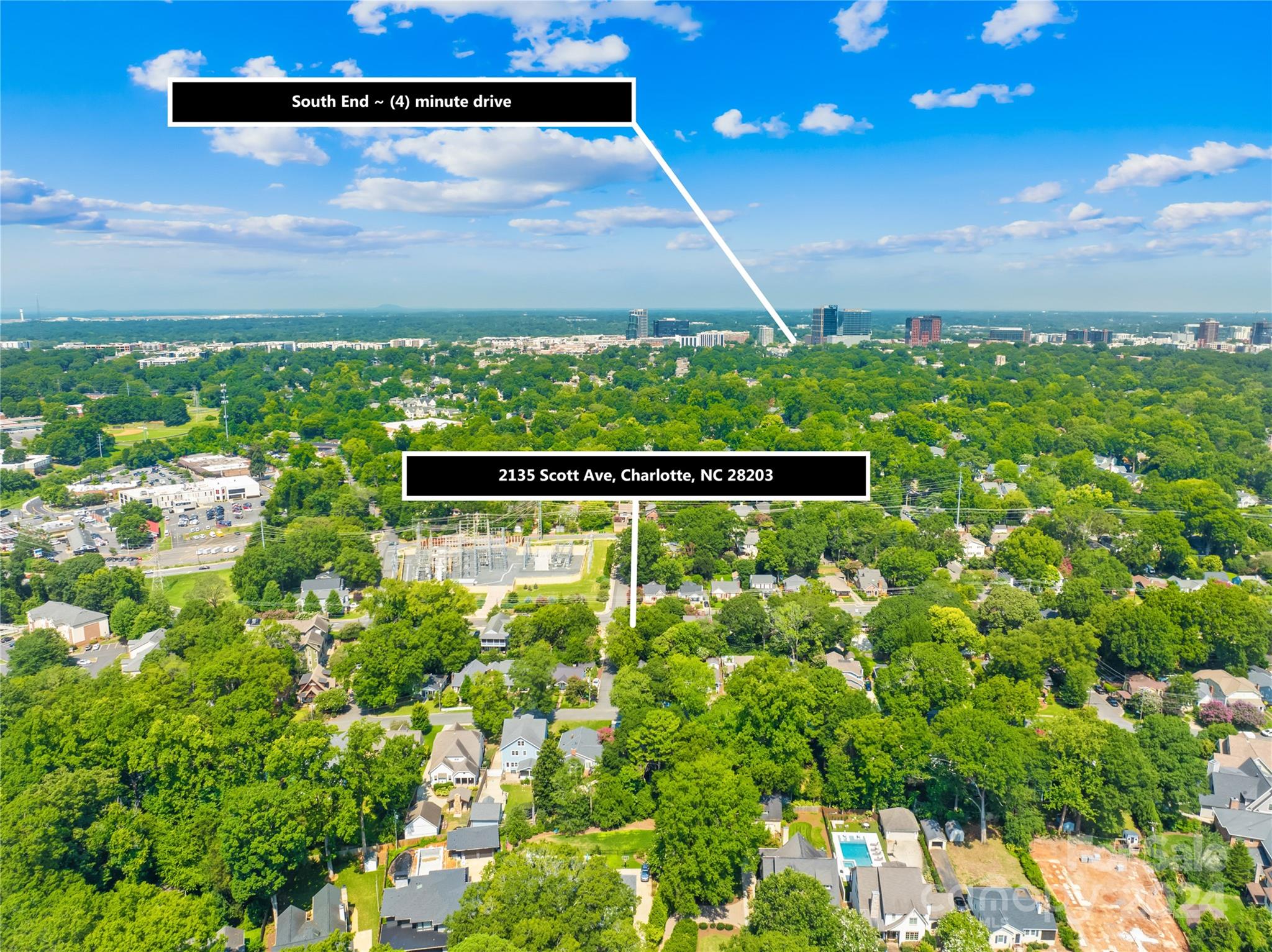 2135 Scott Avenue Charlotte, NC 28203 - Photo 2 of 48 a view of a bunch of plants and flowers