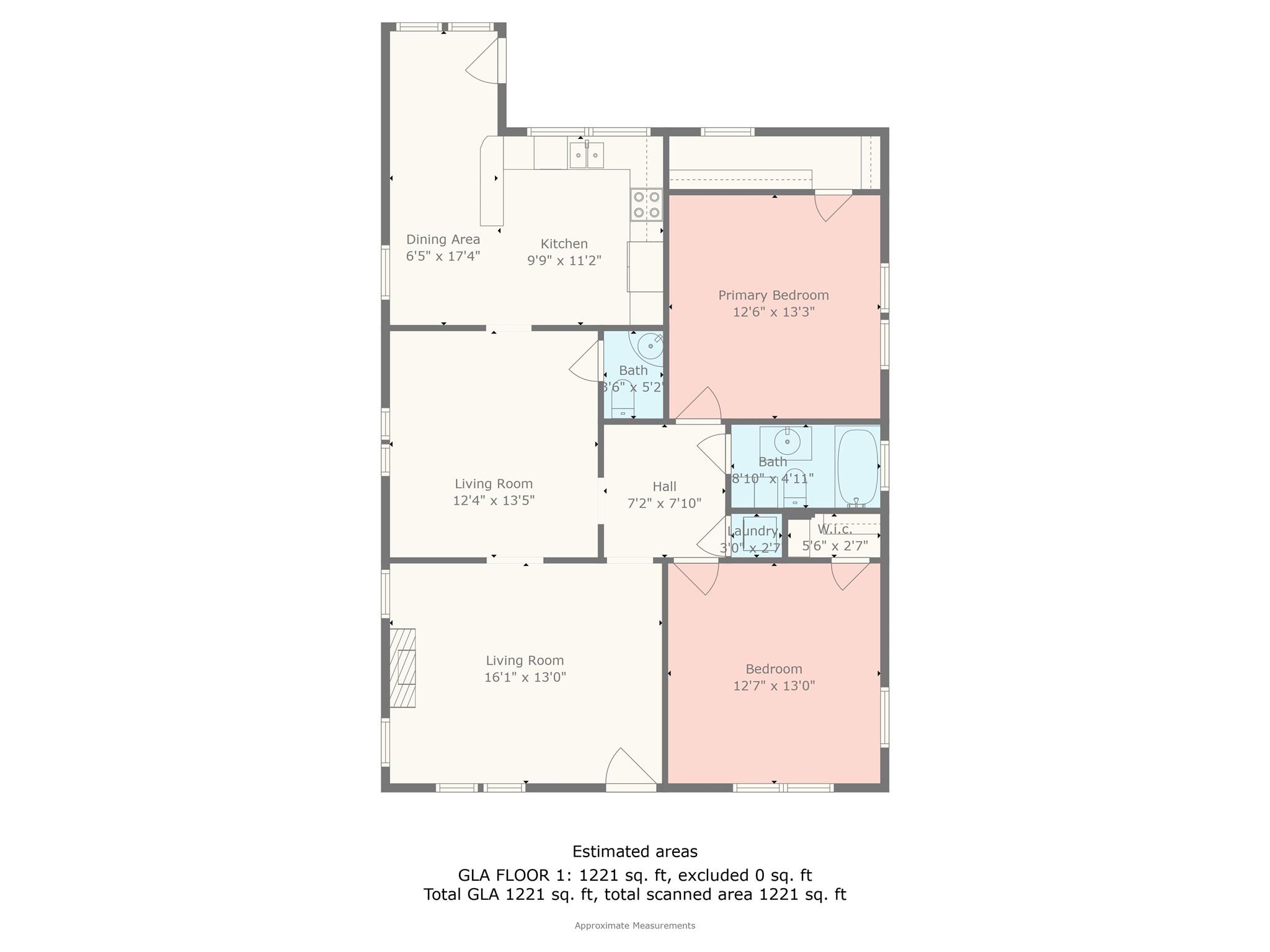 2135 Scott Avenue Charlotte, NC 28203 - Photo 48 of 48 a picture of a floor plan