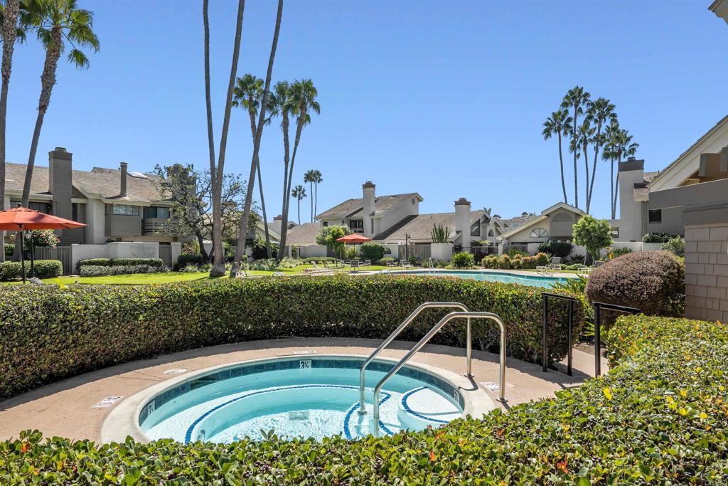 4074 Avenida Brisa Rancho Santa Fe, CA 92091 - Photo 29 of 32 a swimming pool with outdoor seating and yard