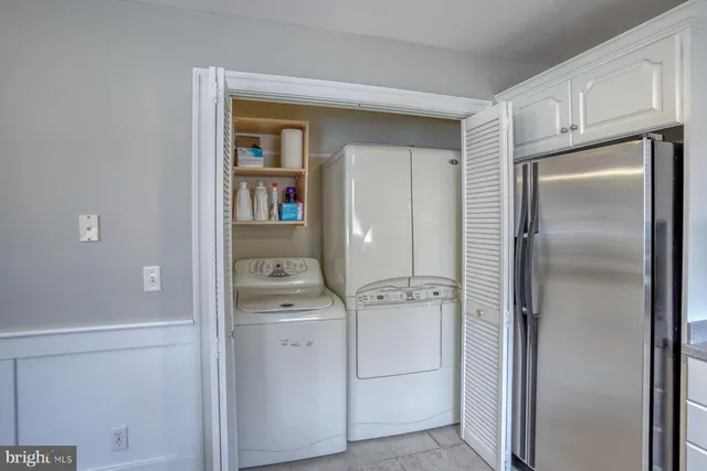 a room with storage and utility