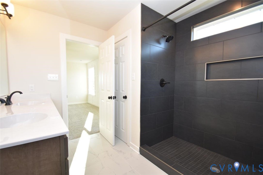 4050 Old Williamsburg Road Sandston, VA 23150 - Photo 18 of 26 Primary Bathroom Suite with Dual Vanity and Walk-I