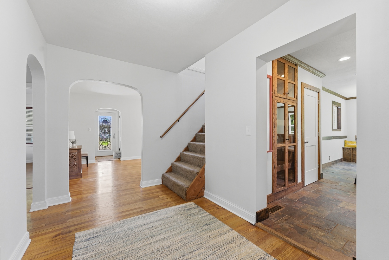 2405 31st Street Moline, IL 61265 - Photo 6 of 24 a view of entryway and hall with wooden floor