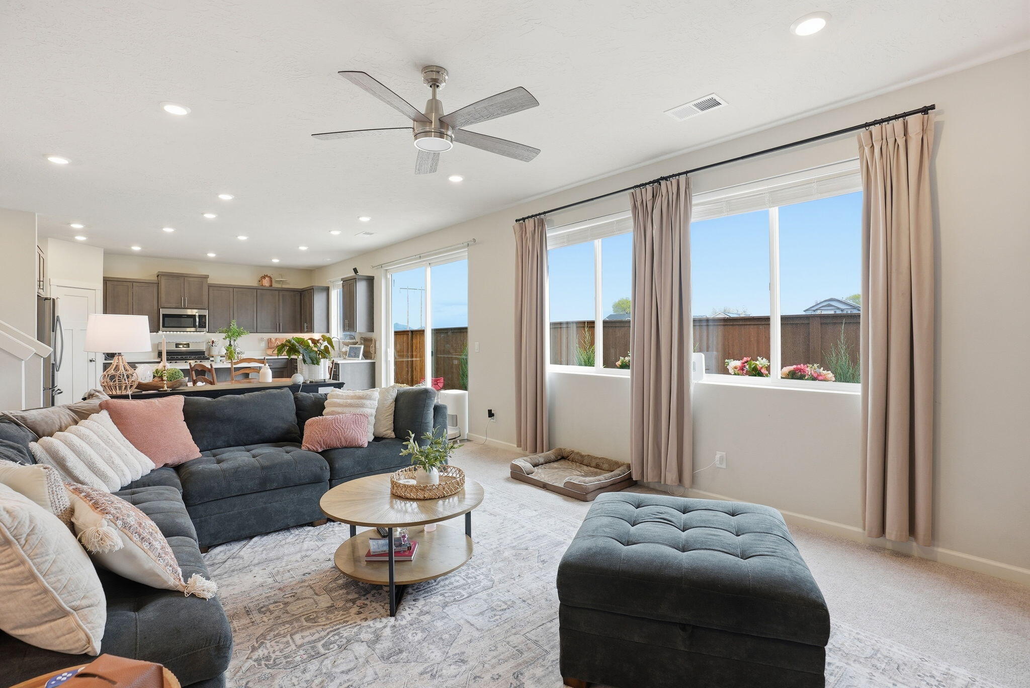 4015 Southwest Quartz Place Redmond, OR 97756 - Photo 8 of 35 a living room with furniture and a large window