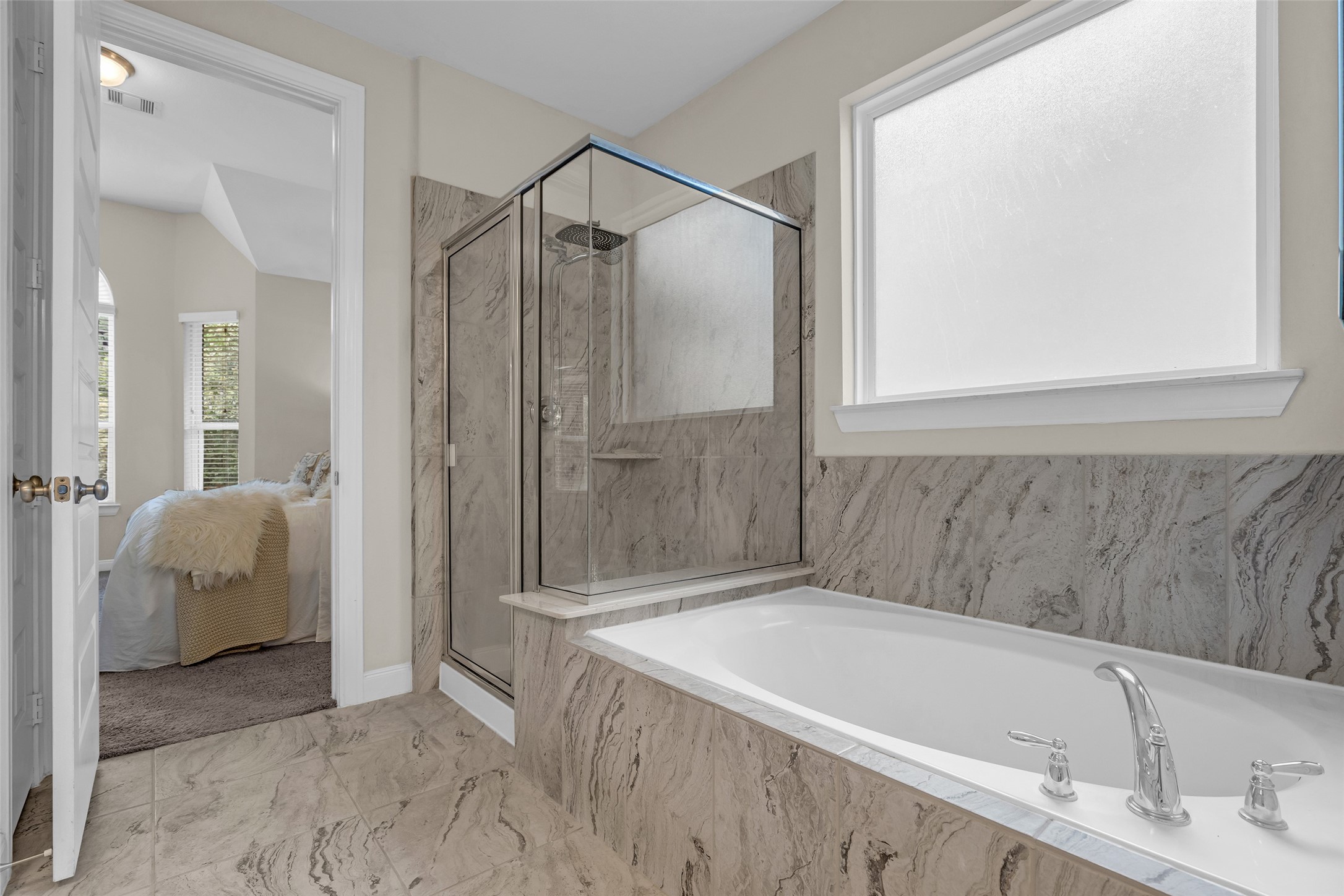 22419 Sawmill Ranch Drive Spring, TX 77389 - Photo 20 of 45 Separate shower and soaking tub