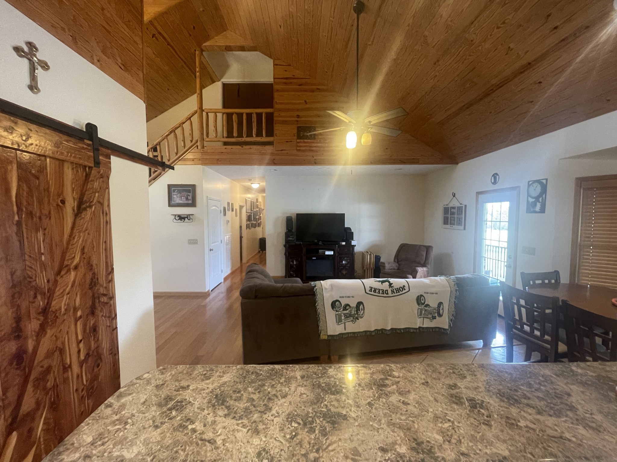 295 White Road Pulaski, TN 38478 - Photo 29 of 49 a living room with furniture and a flat screen tv
