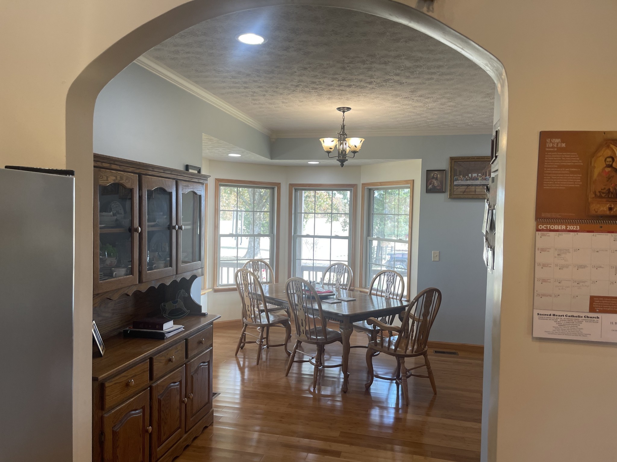 295 White Road Pulaski, TN 38478 - Photo 30 of 49 a view of a dining room with furniture and wooden floor
