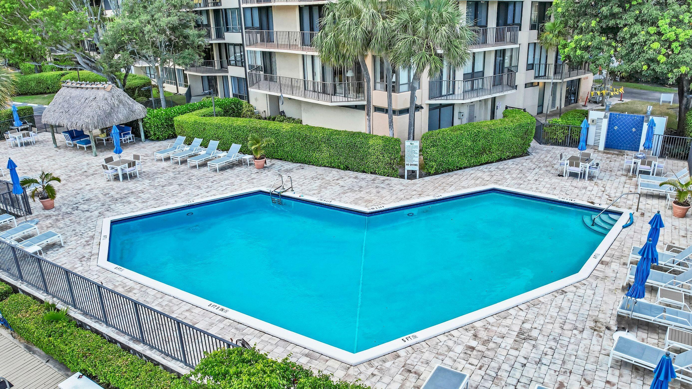 799 Jeffery Street, Unit 105 Boca Raton, FL 33487 - Photo 24 of 46 Porta Bella West Pool ariel shot
