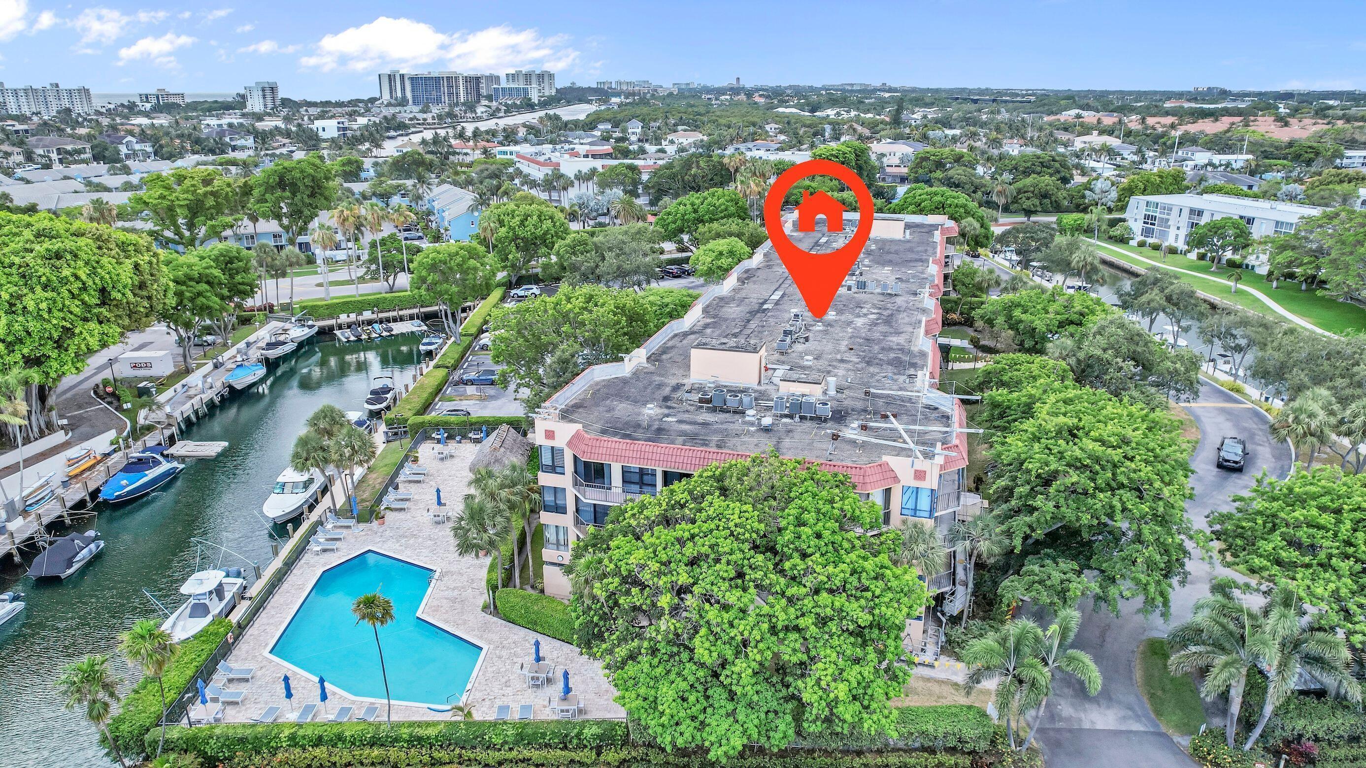 799 Jeffery Street, Unit 105 Boca Raton, FL 33487 - Photo 39 of 46 799 Jeffery 105 ariel shot 2