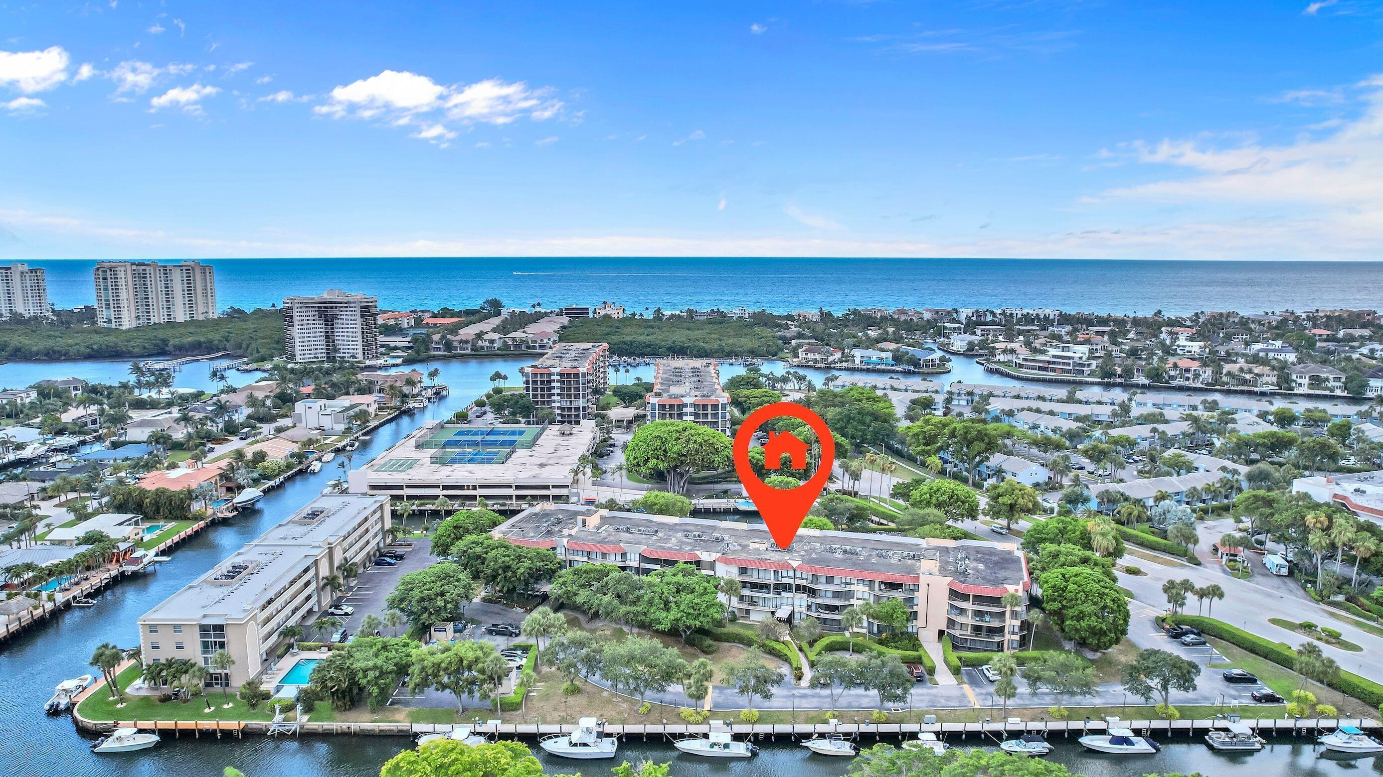 799 Jeffery Street, Unit 105 Boca Raton, FL 33487 - Photo 41 of 46 799 Jeffery 105 ariel shot 7 Ocean
