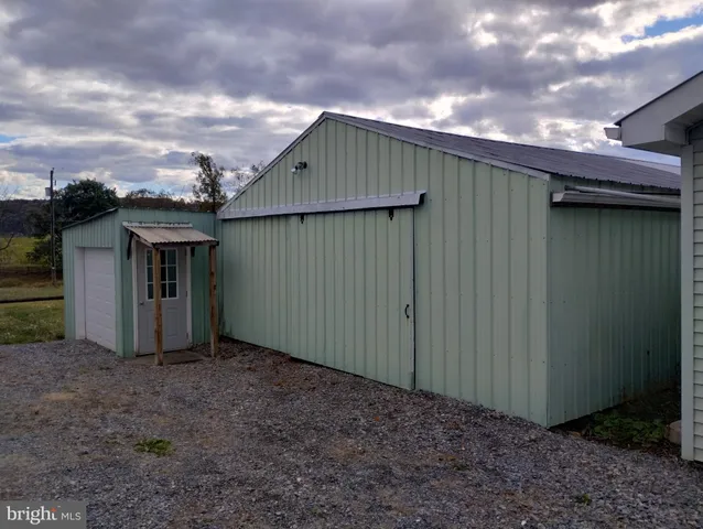 a backyard of a house