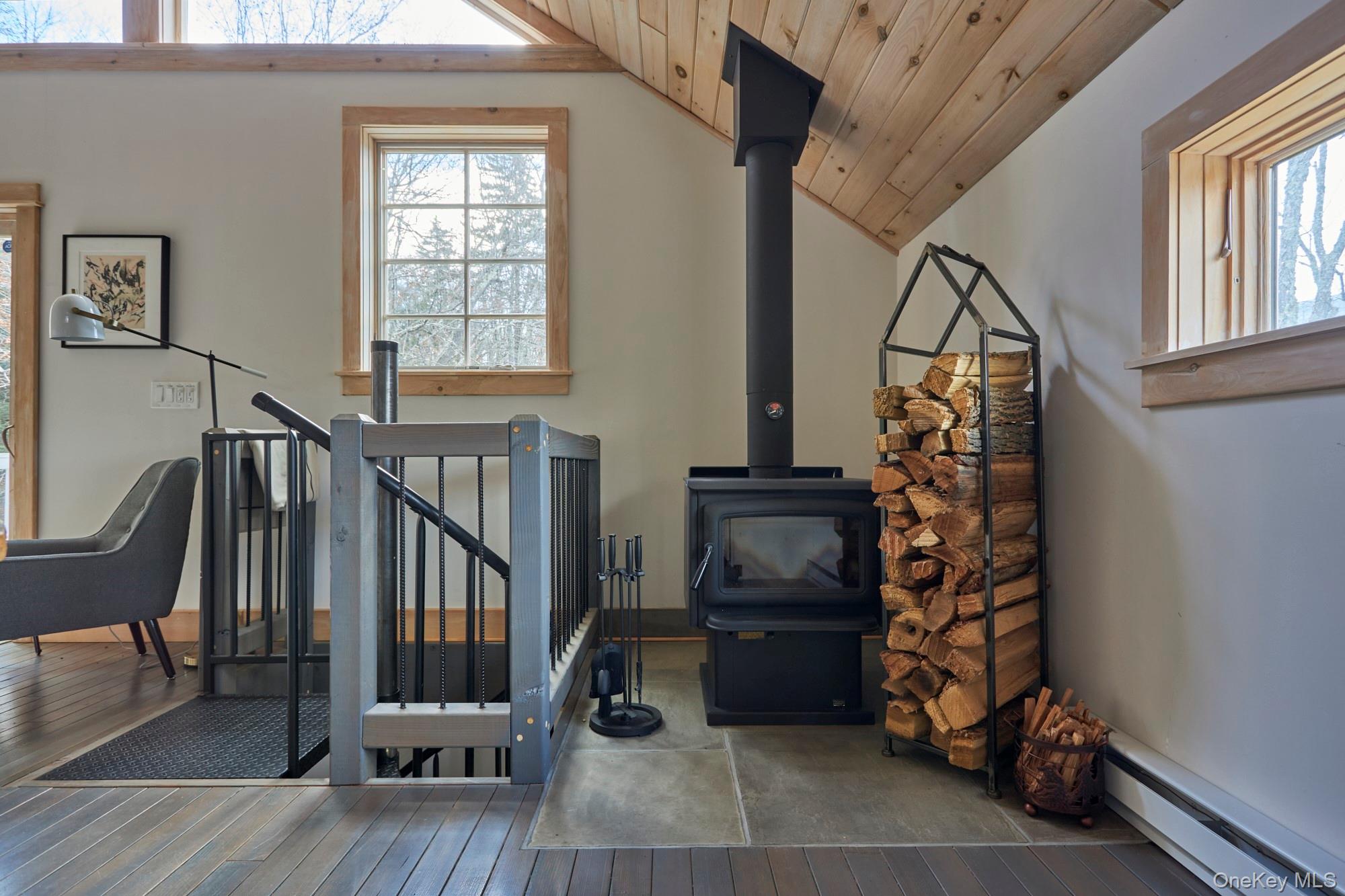 1681 Platte Clove Road Hunter, NY 12427 - Photo 6 of 23 a view of entryway with wooden floor and stairs