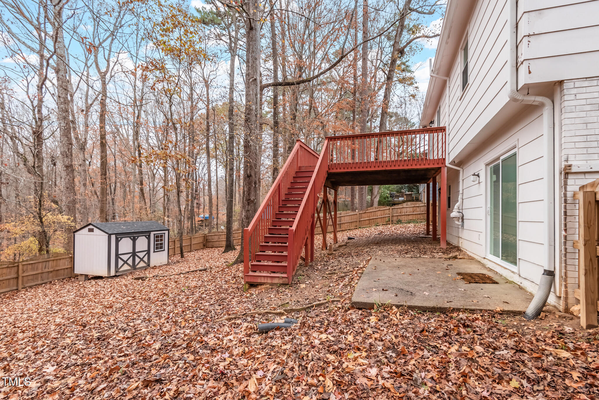 7309 Barberry Court Raleigh, NC 27615 - Photo 32 of 43 a view of outdoor space with seating