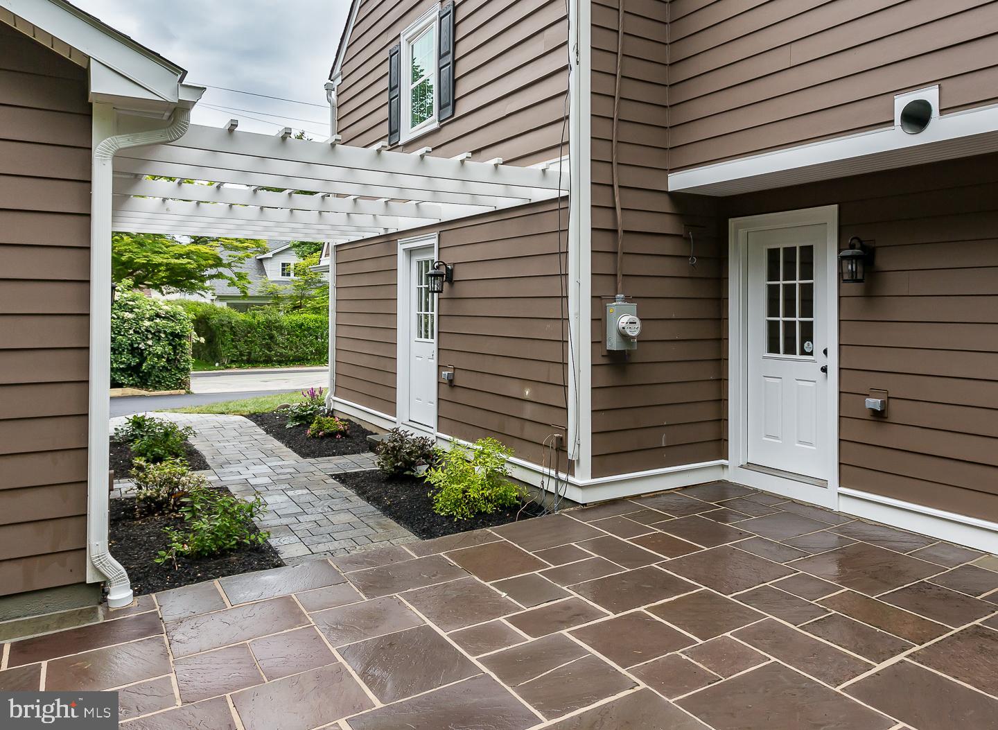 411 Wynmere Road Wynnewood, PA 19096 - Photo 45 of 51 Slated Patio - Family Room Exit