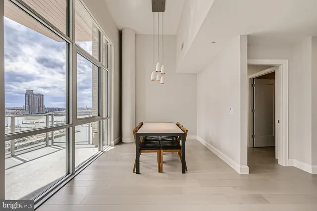 a room with furniture and a window