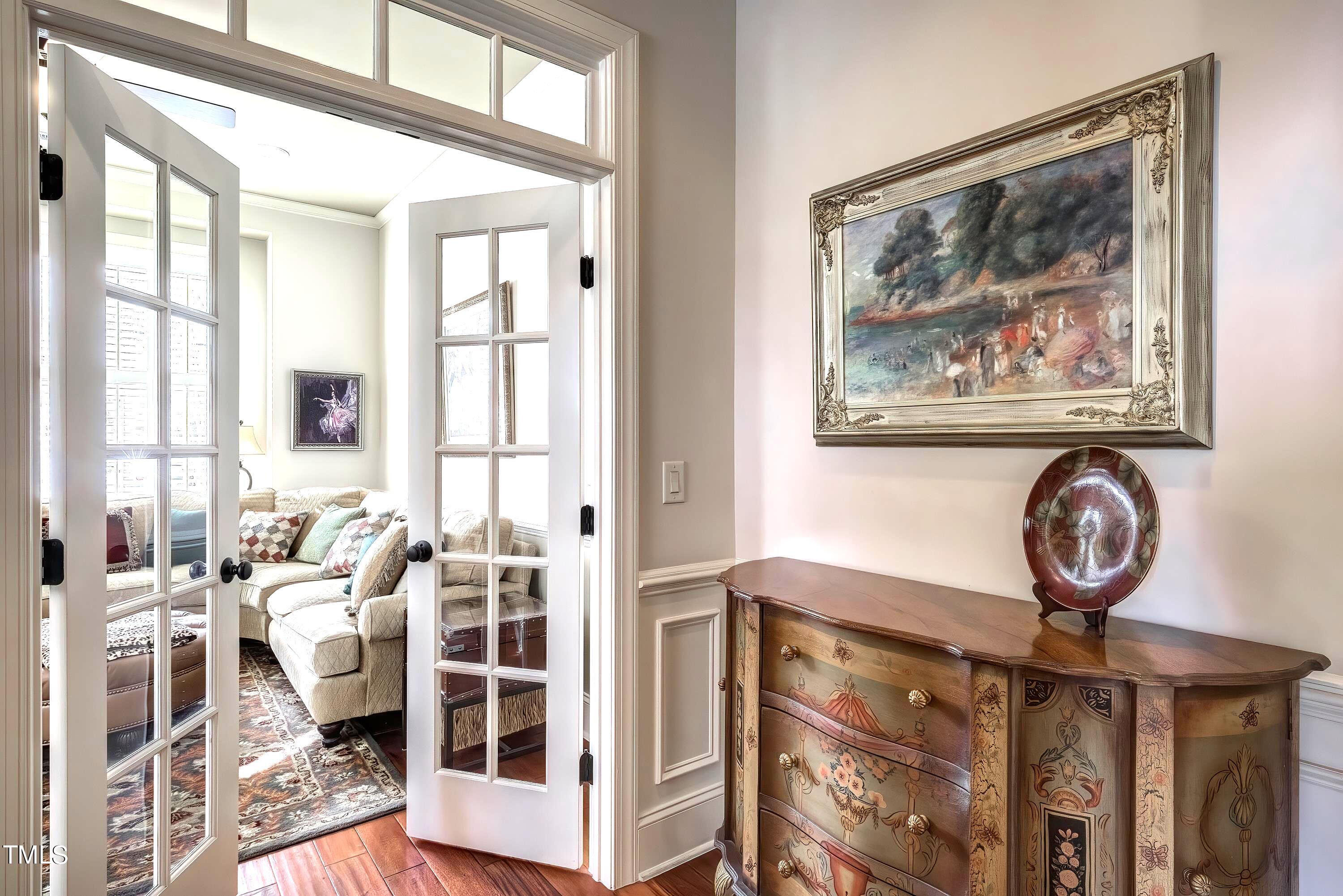 133 Sunstone Drive Cary, NC 27519 - Photo 16 of 37 a front view of a house with wooden floor and windows
