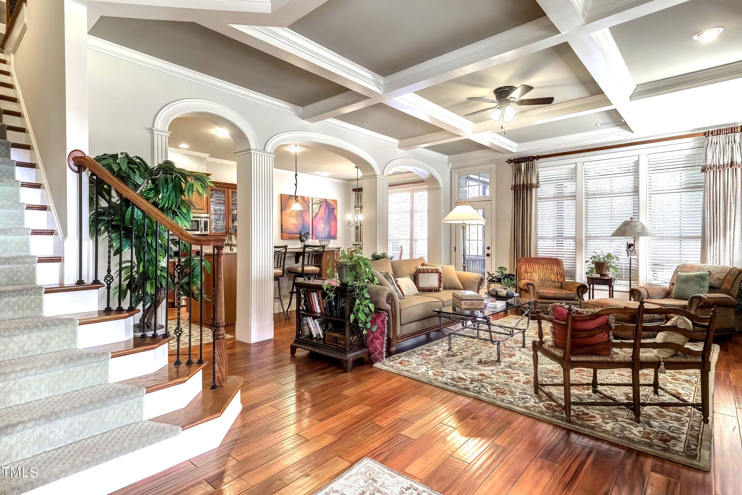 133 Sunstone Drive Cary, NC 27519 - Photo 7 of 37 a living room with lots of furniture and a large window