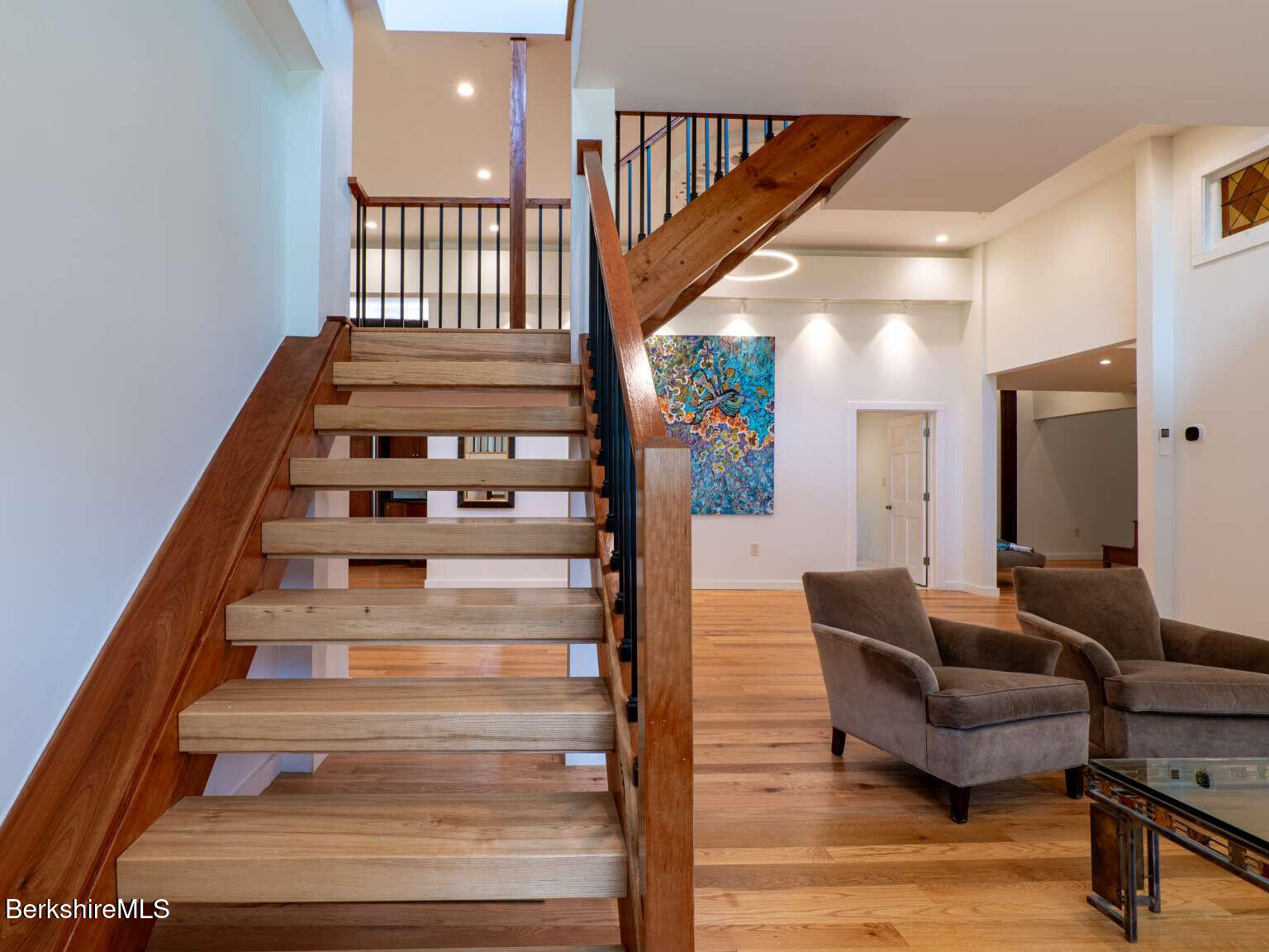 160 High Street Lee, MA 01238 - Photo 13 of 41 a view of entryway and hall with wooden floor