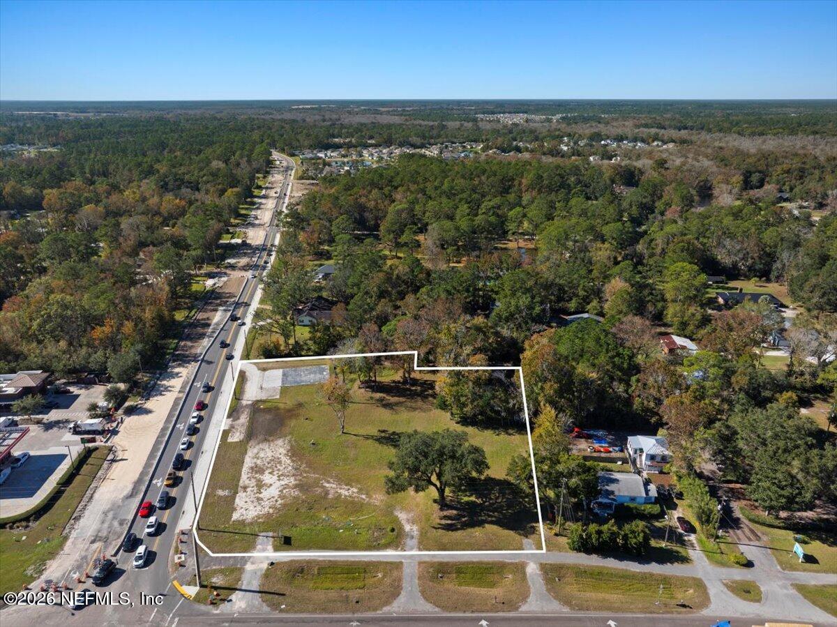 1456 Russell Road Green Cove Springs, FL 32043 - Photo 12 of 15 an aerial view of residential houses with city view