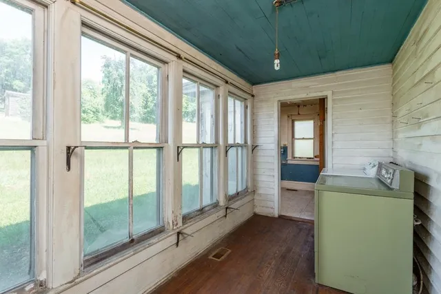 a view of storage and utility room