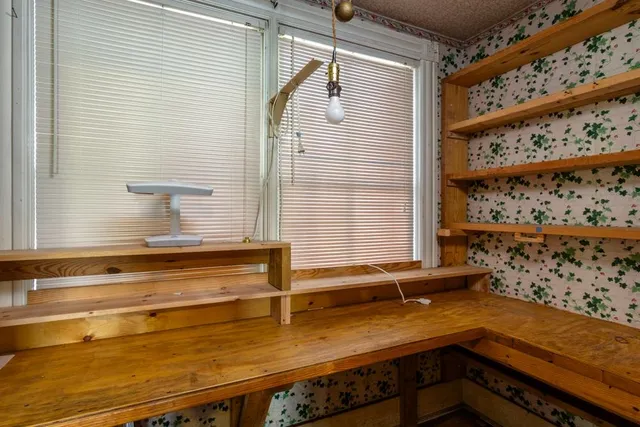 a view of storage and utility room