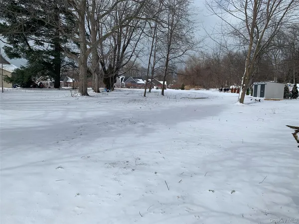 a view of road with covered with snow