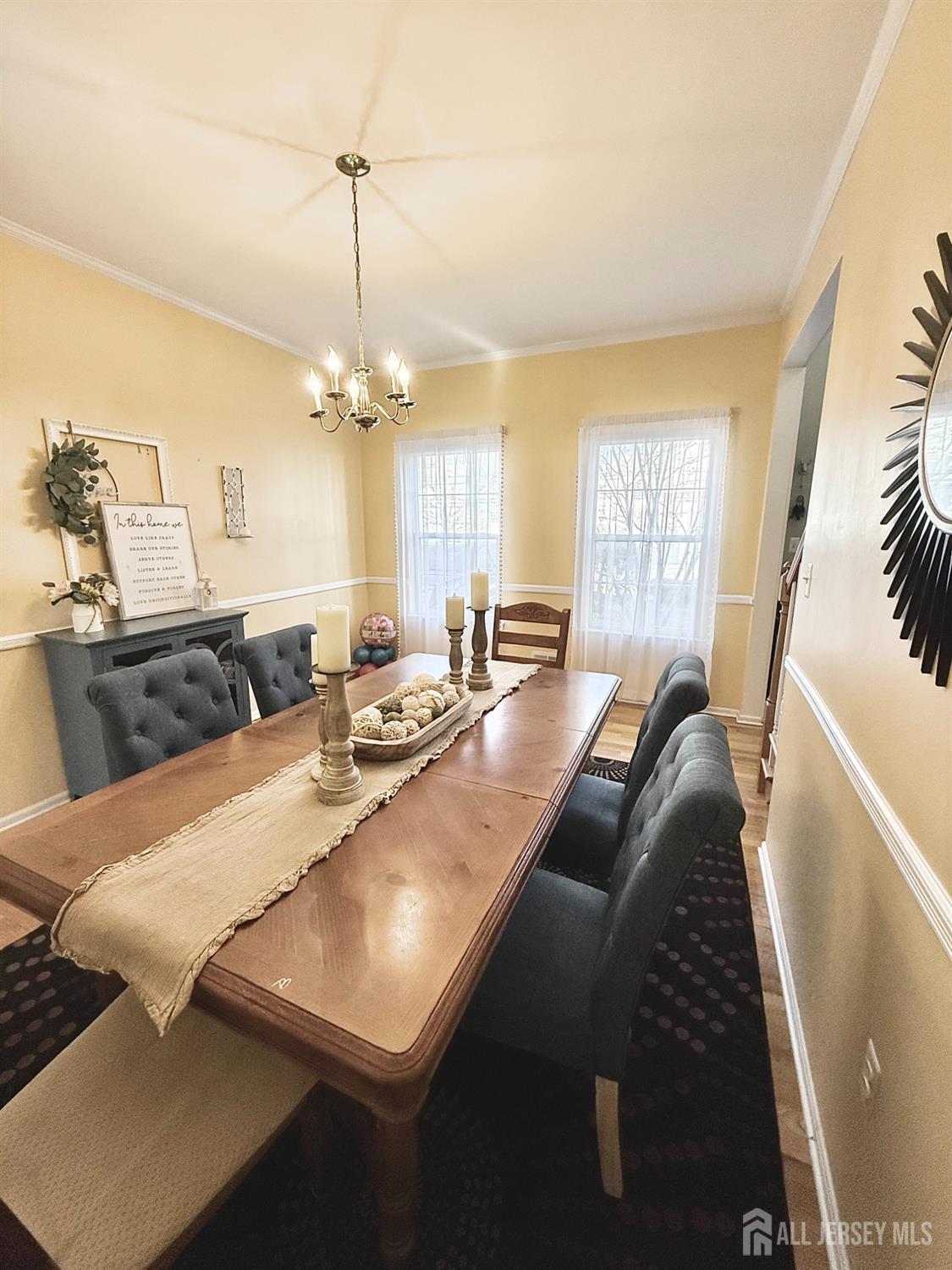 127 Disbrow Road Old Bridge, NJ 07747 - Photo 41 of 50 a view of a a dining room with furniture window and wooden floor
