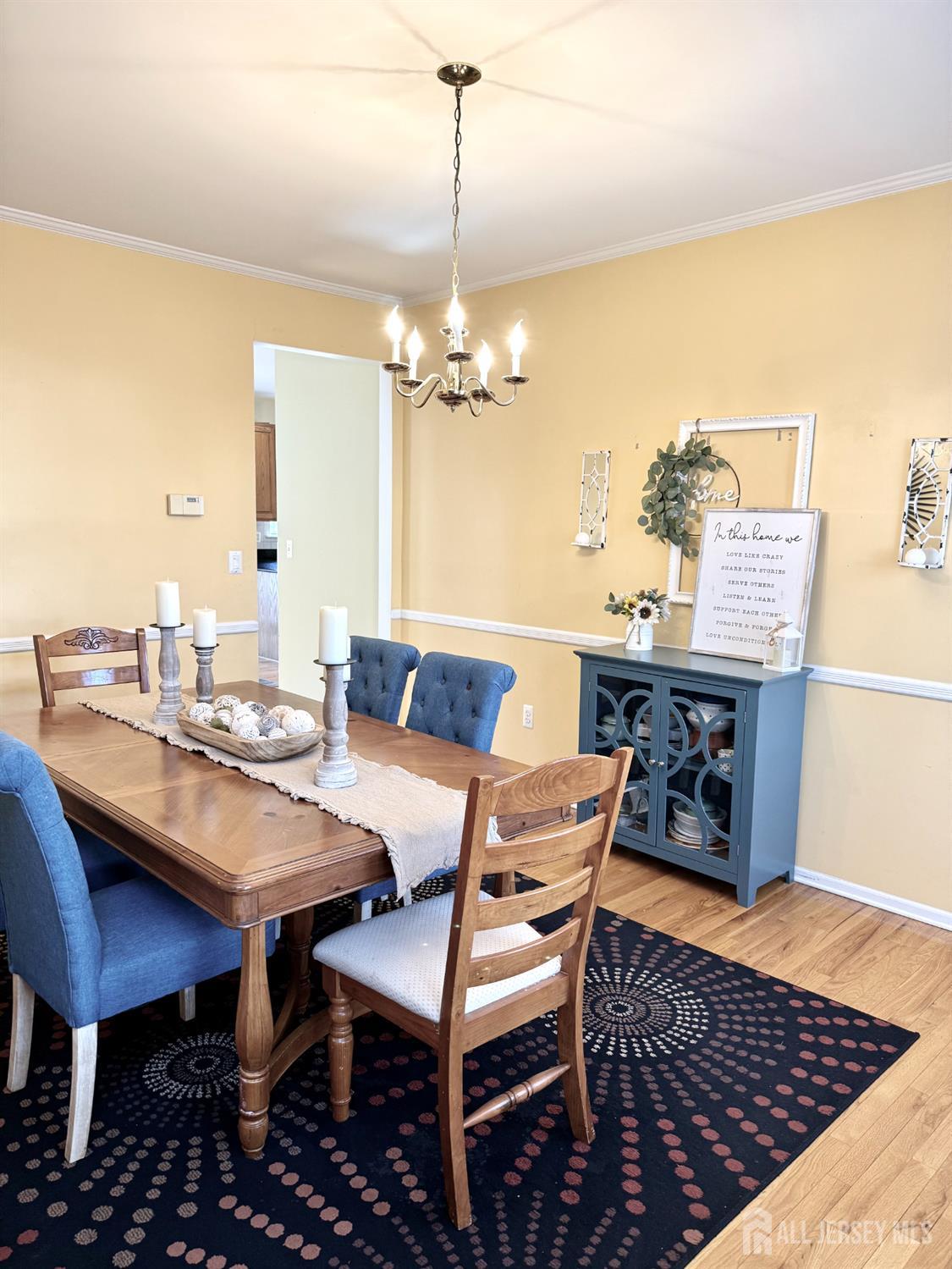 127 Disbrow Road Old Bridge, NJ 07747 - Photo 5 of 50 a dining room with a table and chairs