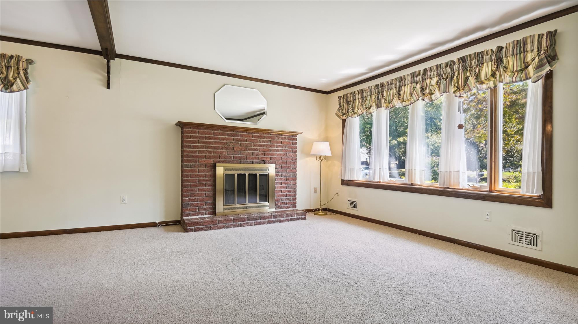 238 Bynum Ridge Road Forest Hill, MD 21050 - Photo 5 of 55 Wood burning brick fireplace in Living Room