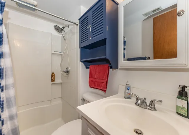 a bathroom with a sink and a bathtub