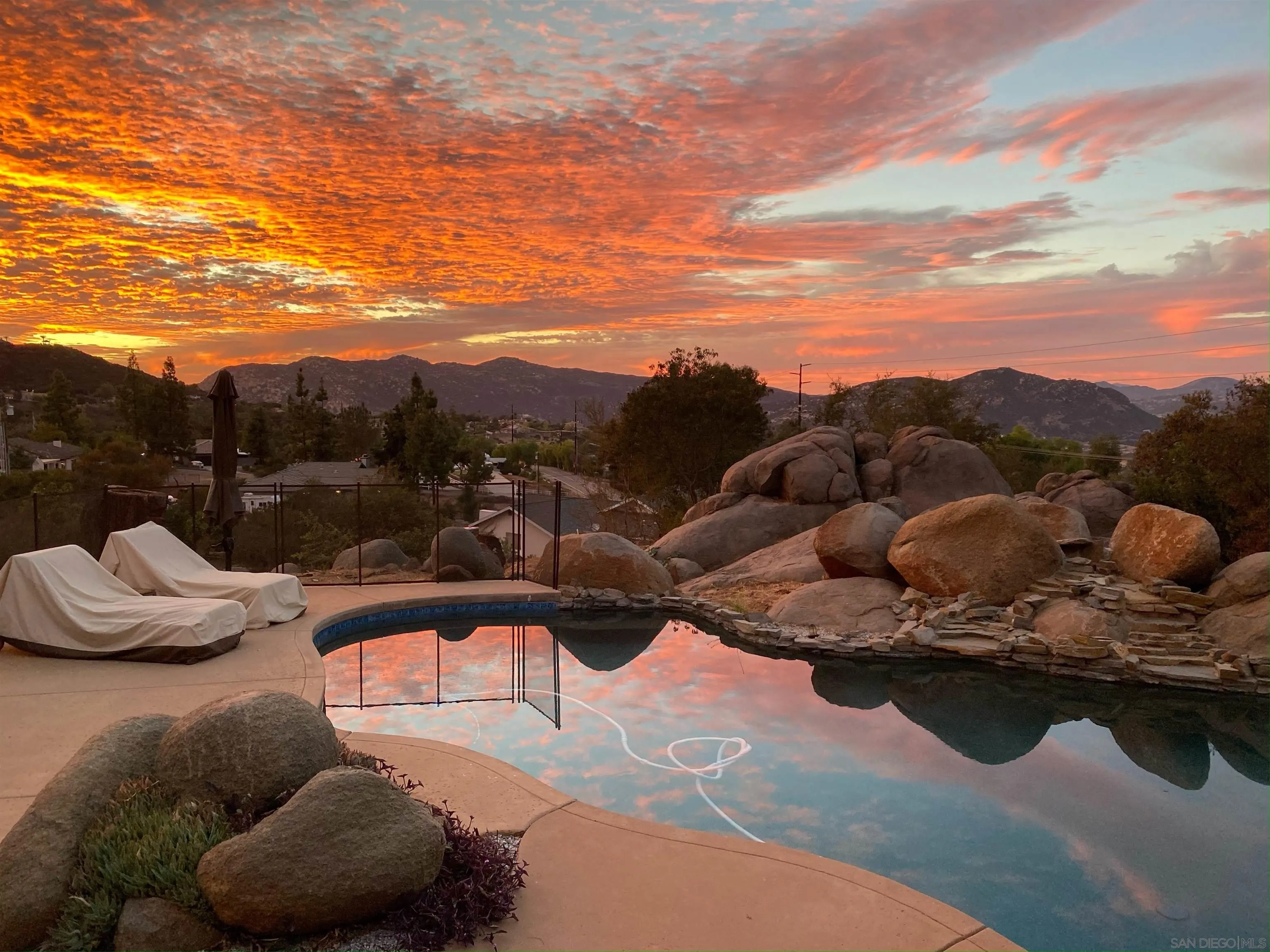 1125 South Grade Road Alpine, CA 91901 - Photo 1 of 50 a view of swimming pool from a balcony