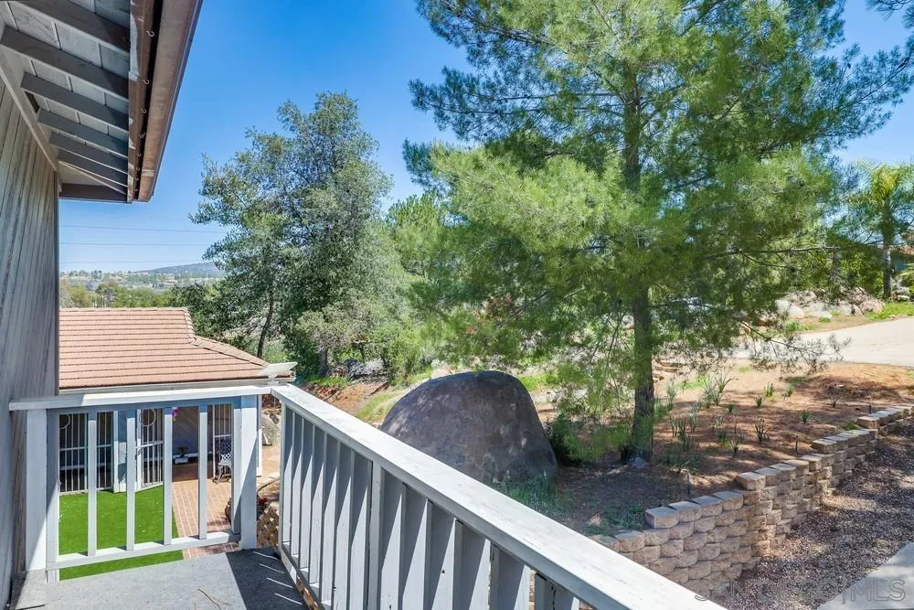 1125 South Grade Road Alpine, CA 91901 - Photo 36 of 50 a view of a wooden fence from a balcony