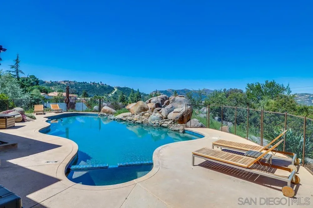 1125 South Grade Road Alpine, CA 91901 - Photo 43 of 50 a view of a swimming pool with a yard