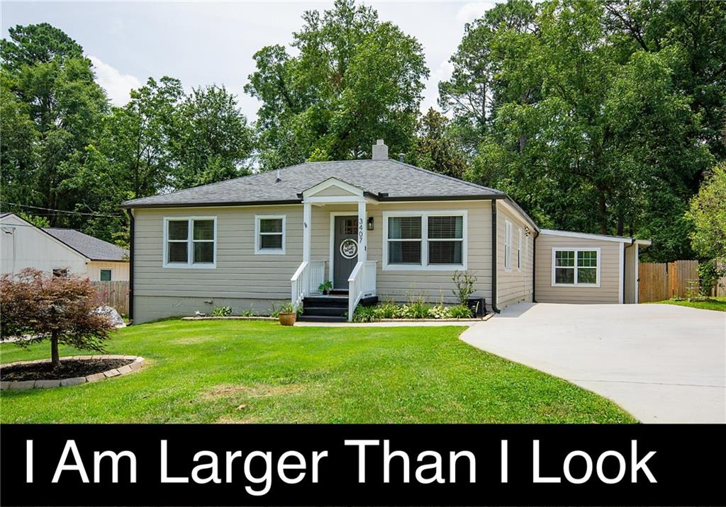 3407 Bennington Drive Decatur, GA 30032 - Photo 1 of 1 larger than I look, I am a very spacious home with a bonus room
