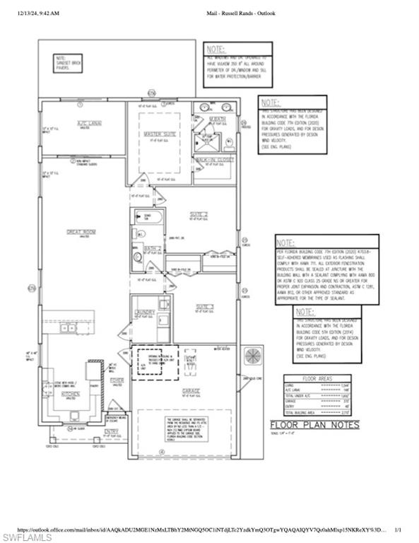 19871 Adams Road Fort Myers, FL 33908 - Photo 25 of 25 View of home floor plan