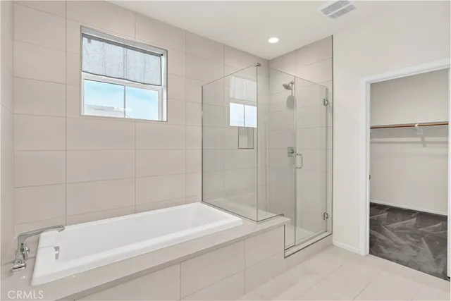 a view of a backyard with plants and a large tree