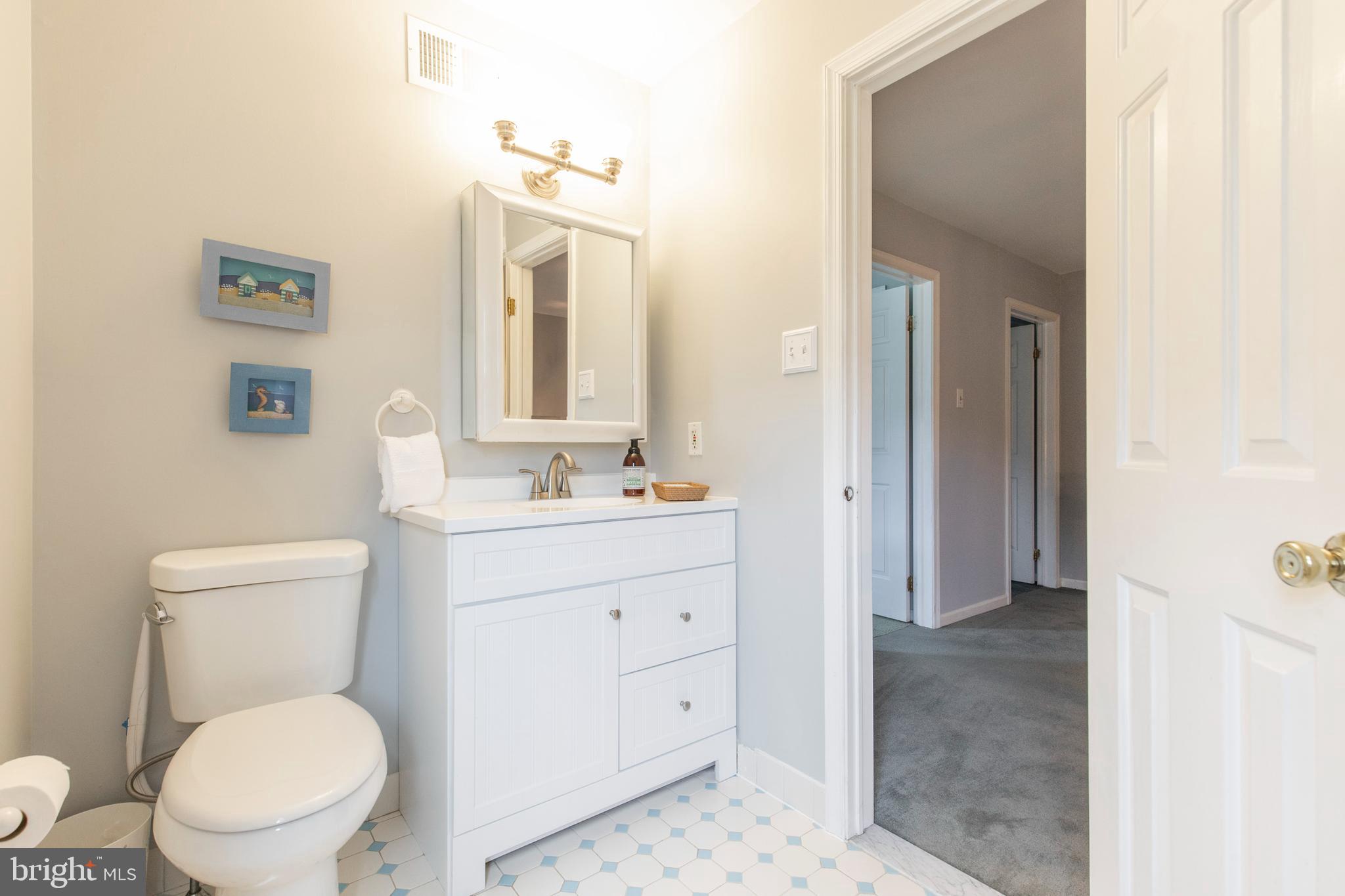 1370 Cold Spring Road Newtown Square, PA 19073 - Photo 34 of 47 Hall bath, updated vanity and lighting
