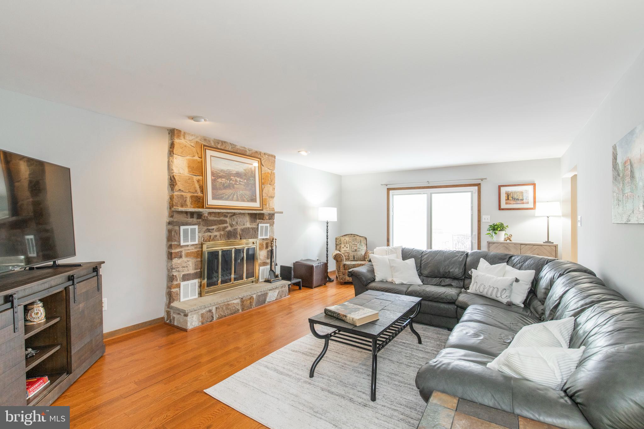 1370 Cold Spring Road Newtown Square, PA 19073 - Photo 6 of 47 Stone fireplace